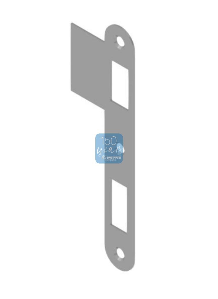 Strike plate for Brass mortises with latch and deadbolt | GSV-No. 3226
