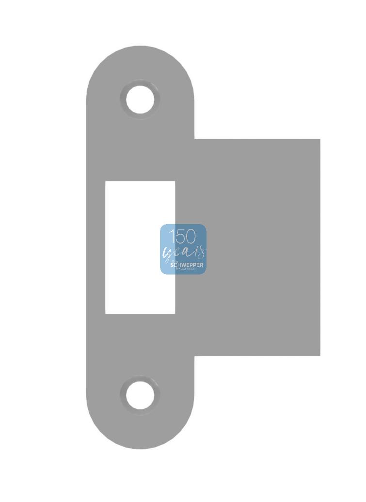 Strike plate brass / stainless steel (304) | GSV-No. 3231