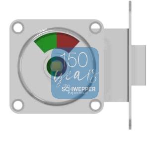 Einsteck-WC-Riegel Dorn 55mm Türstärke 36 bis 55 mmMessing | GSV-Nr. 2546 A
