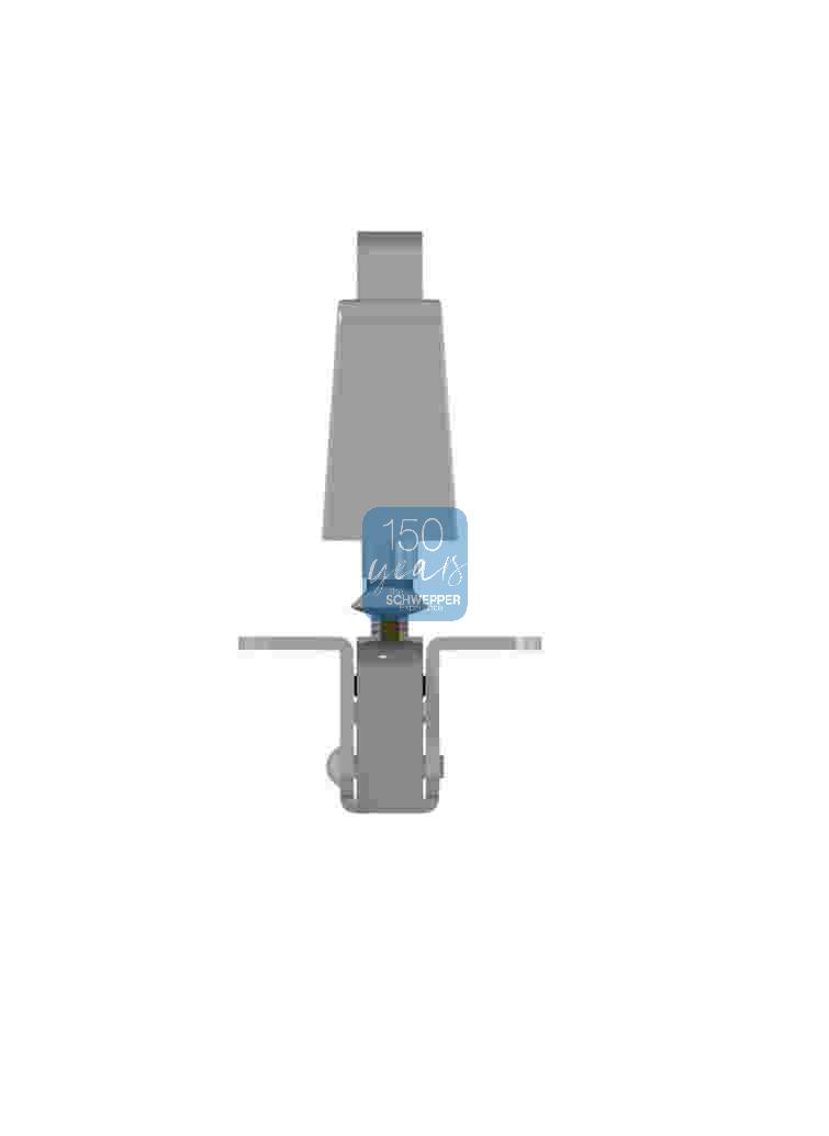 Kastenschnäpper mit Griff und Druckknopf horizontal und vertikal verwendbar Messing | GSV-Nr. 5205