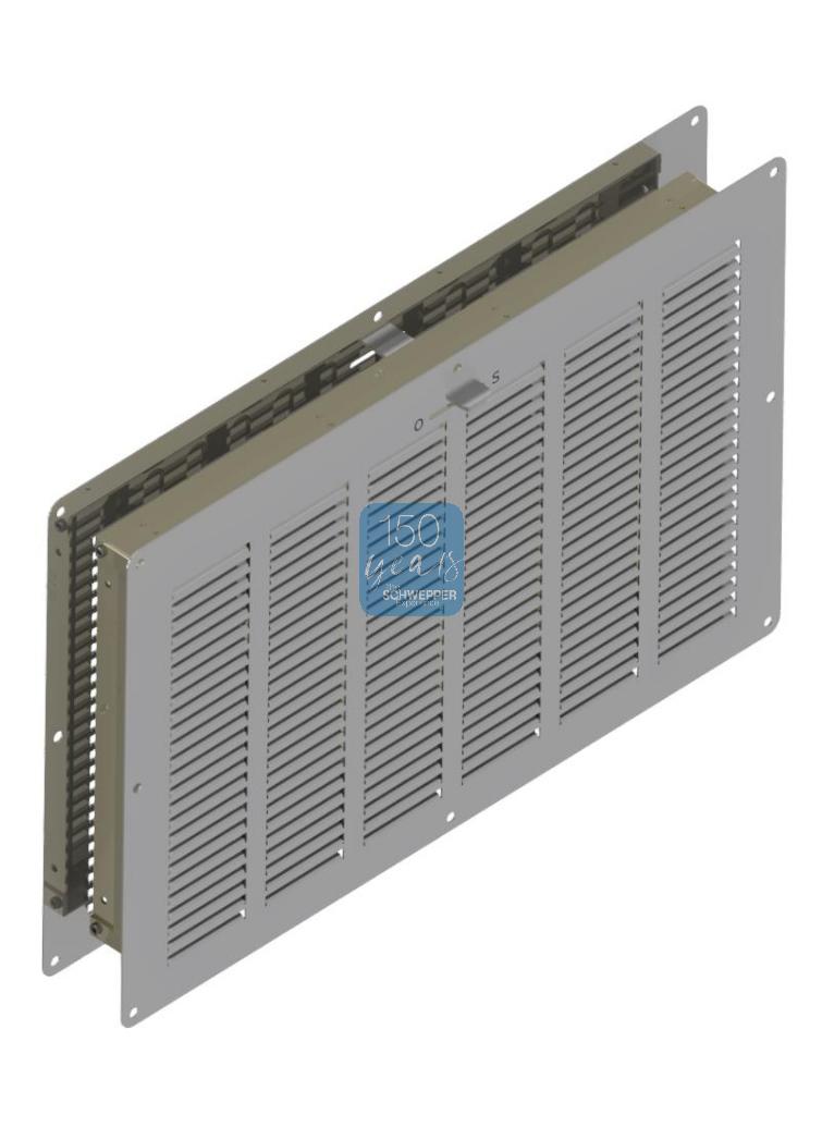 Ventilation set combination Steel/Stainless steel with 150/200/300/400 cm 2 free air space | GSV-No. 5786 / 5788