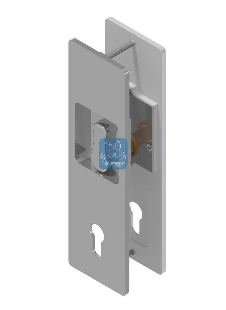 Trimset for sliding door lock Brass | GSV-No. 3381 BZ