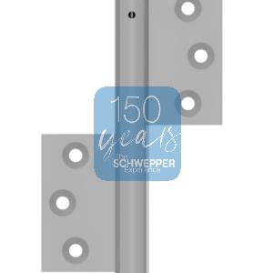 Hinge 100 x 63mm Stainless steel | GSV-No. 512 right hand