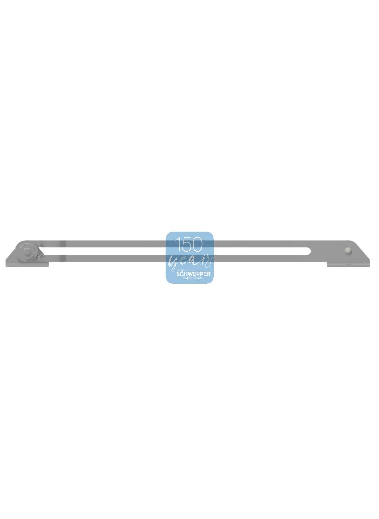Cabinet stay with set-screw | stop lengths 195 / 220 / 300mm Brass | GSV-No. 2653 A