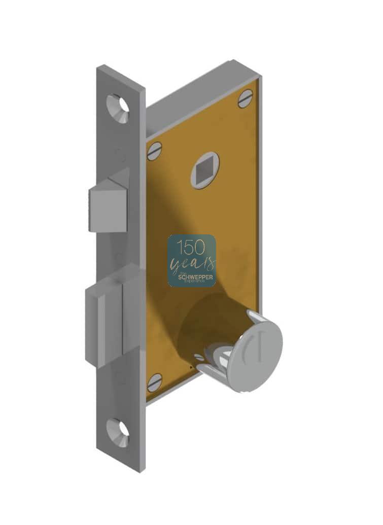 Mortise lock with double cylinder Brass | GSV-No. 968 Z