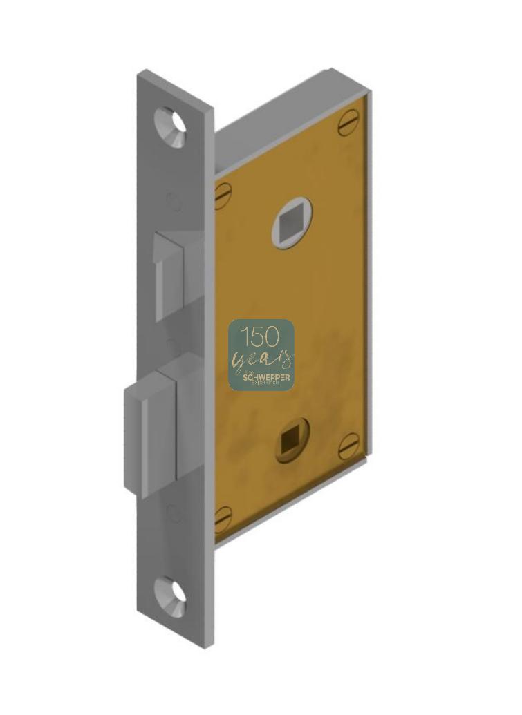 Mortise WC-lock backset 30mm Brass | GSV-No. 868 WC