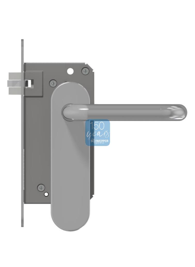 Mortise latchset complete Stainless steel | GSV-No. 1311 GF