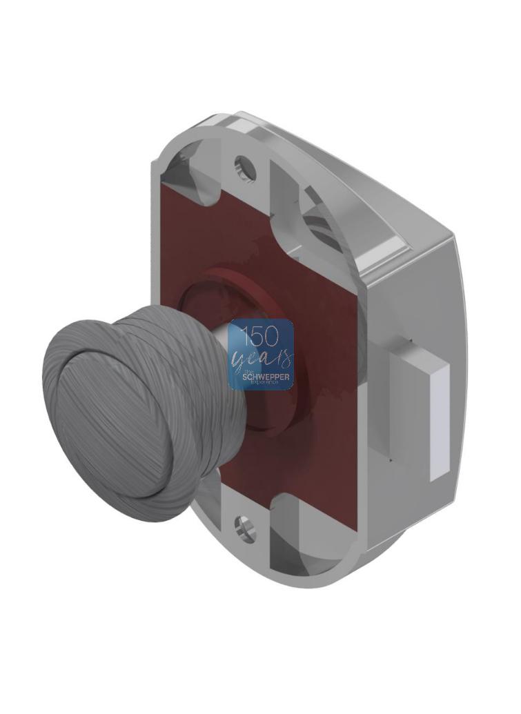 Push lock for doorthickness 19 / 25 mm | GSV-No. 7741