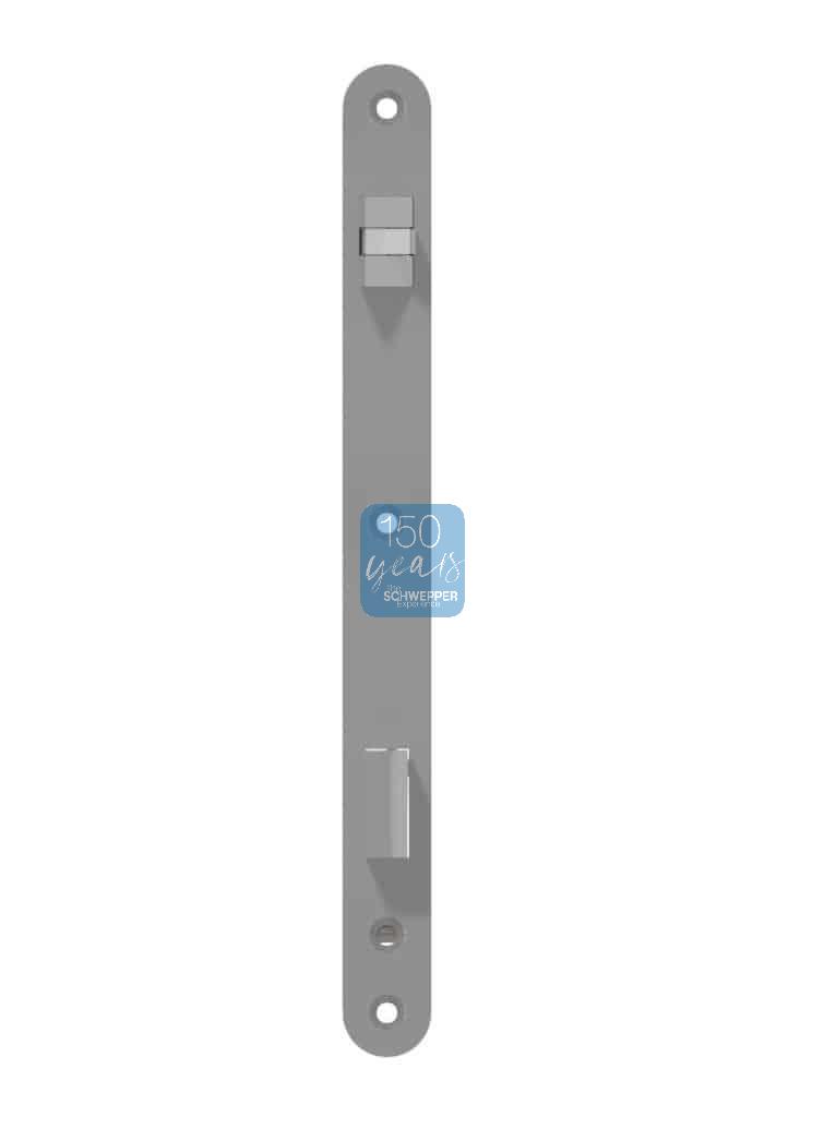 Sonderschloß mit durchgehendem Stulp für Eingangstüren und Entfernung / Dornmaß individuell Messing | GSV-Nr. 9026 Z