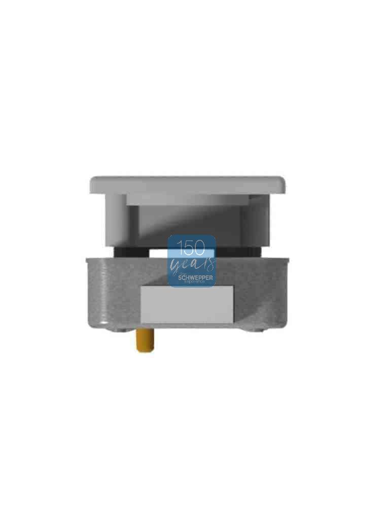 Möbelschnäpper rückseitig verriegelbar Aluminium / Edelstahl | GSV-Nr. 5846 S
