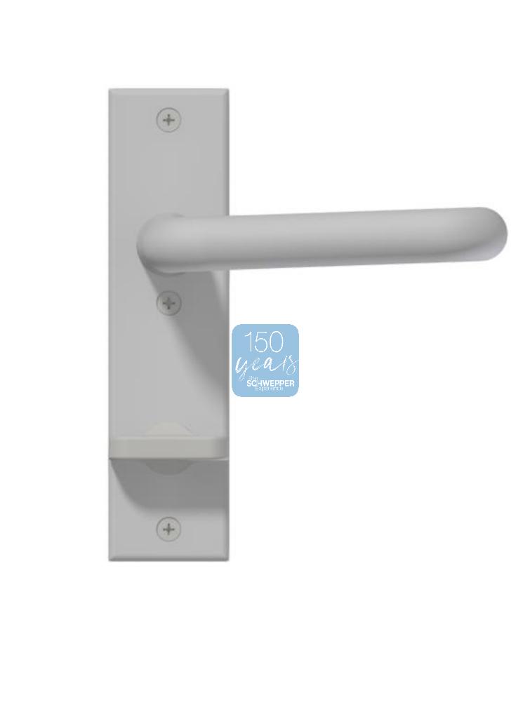 Bathroom unit entrance door trimset Aluminium | GSV-No. 9045