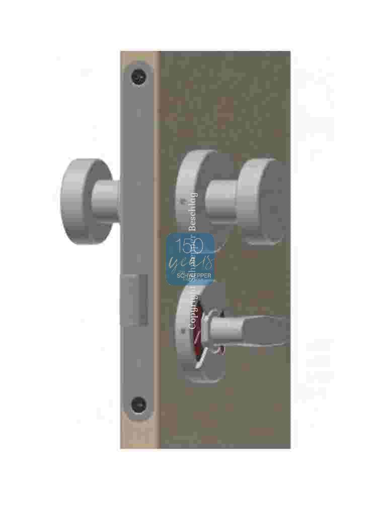 Hardware concept with tactile red/green indicator project Talgo F073 high speed train | Deutsche Bahn for entrance door sanitary module and cabin door staff