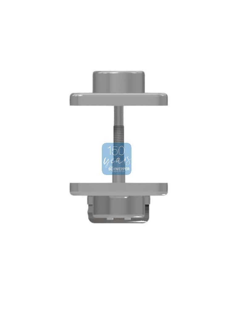 Kurzschild eckig Messing / Edelstahl (A2) mit Zylinderloch und klappbarer Blende in Entfernungen 75mm / 72mm für Einsteckschlösser | GSV-Nr. 6645 ZK