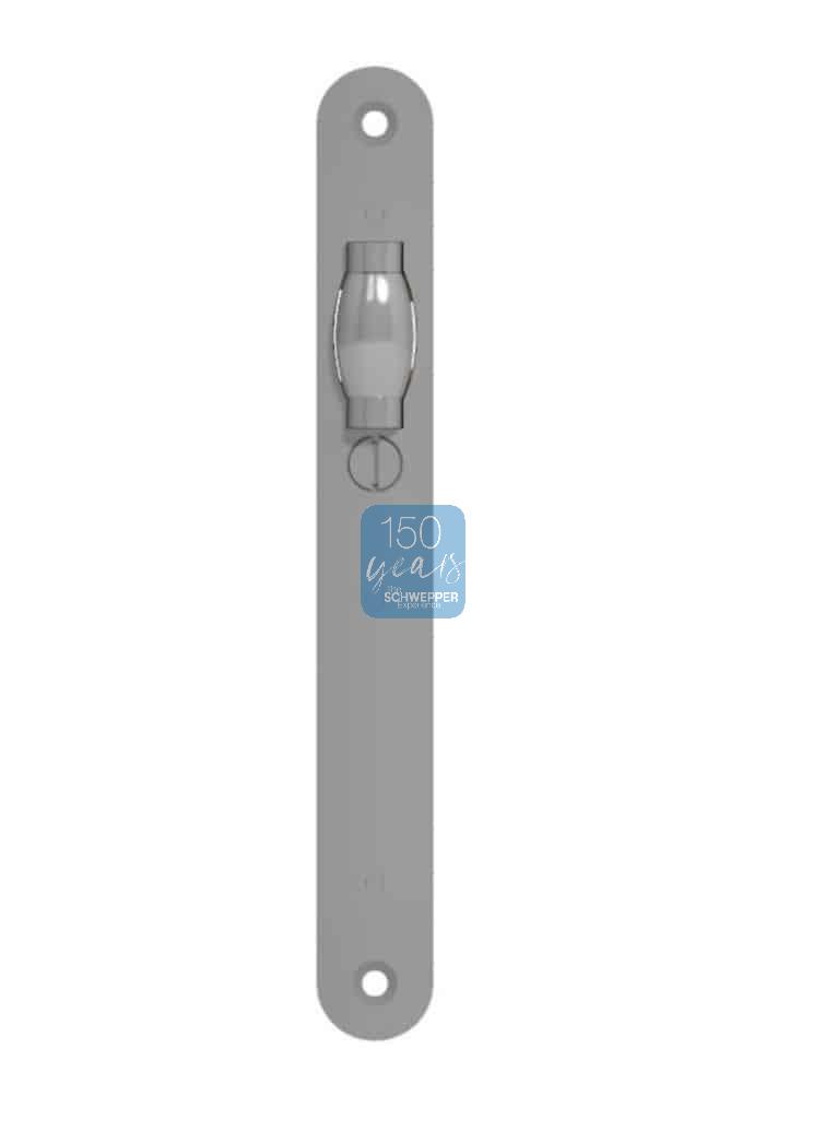 Mortise swing door lock backset 55mm for passage doors Brass | GSV-No. 3401 F