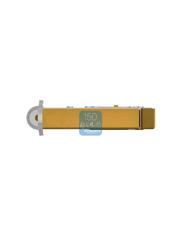 Mortise swing door lock backset 55mm for passage doors Brass | GSV-No. 3401 F