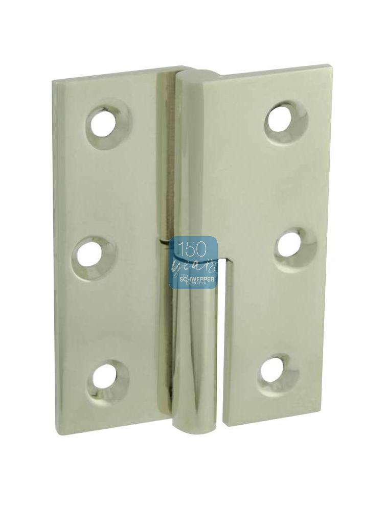 Möbelhäng 50mm für einliegende Tür Messing | GSV-Nr. 4146