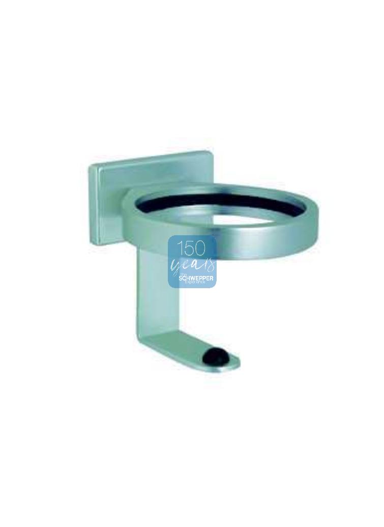 Glass holder single Aluminium | GSV-No. 5754