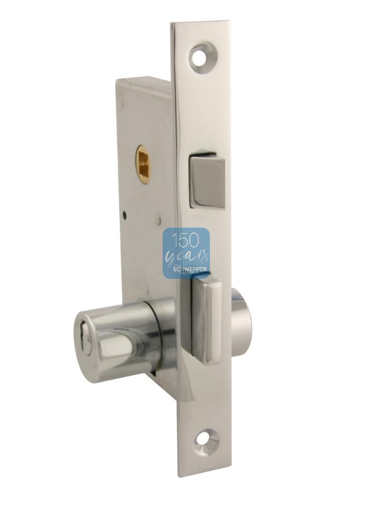 Mortise lock with double cylinder Brass | GSV-No. 968 Z