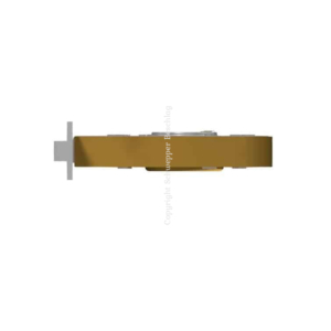 Einsteckschiebetürschloss für Buntbartschlüssel Dorn 40mm Messing | GSV-Nr. 1069