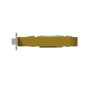Einsteckschiebetürschloss für Zylinder Dorn 40mm Messing | GSV-Nr. 1069 Z