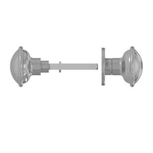 Knob handles round Ø 58mm for rim door locks Brass | GSV-No. 227 A