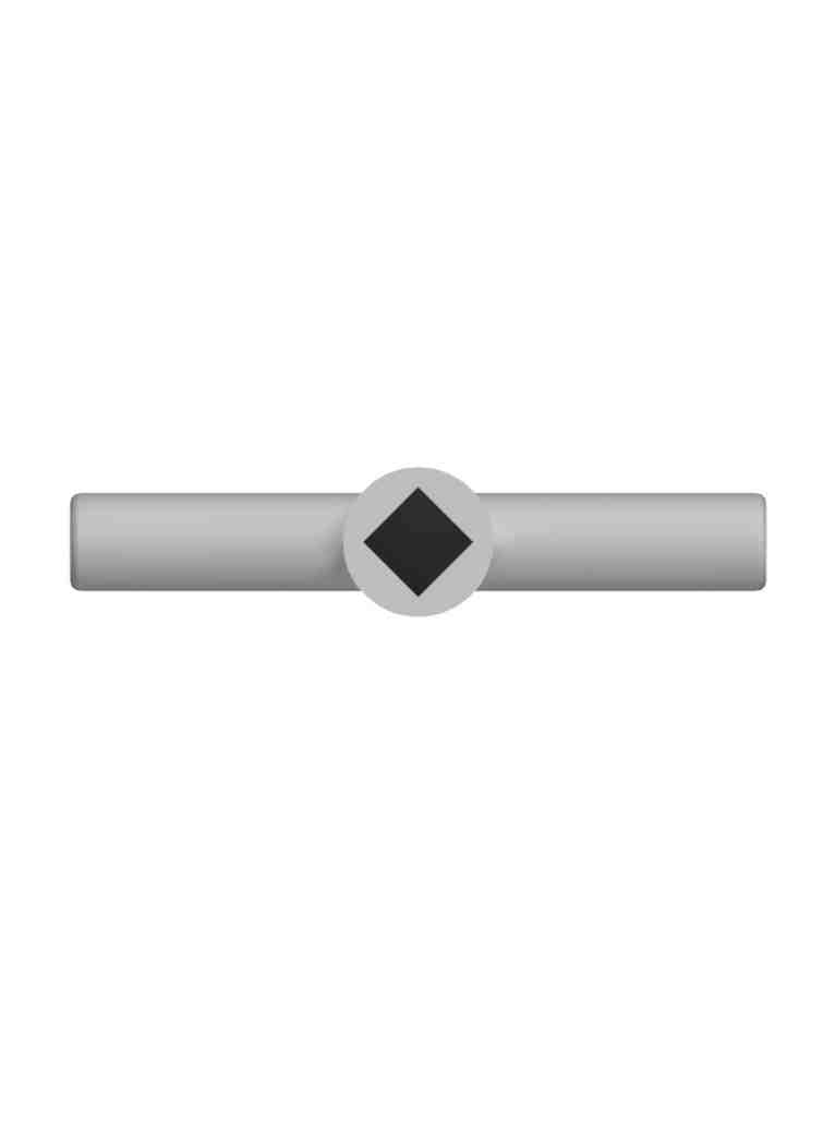 Vierkantschlüssel glatt Messing | GSV-Nr. 4625