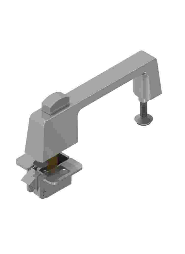 Kastenschnäpper mit Griff und Druckknopf horizontal und vertikal verwendbar Messing | GSV-Nr. 5205
