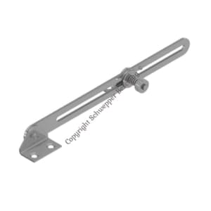 Cabinet stay with set screw lengths 220mm Brass  | GSV-No. 2653
