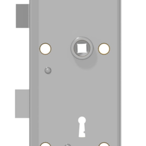 Kastenschloss DIN 81311 A für Buntbartschlüssel Edelstahl (A2) | GSV-Nr. 3827 links auswärts