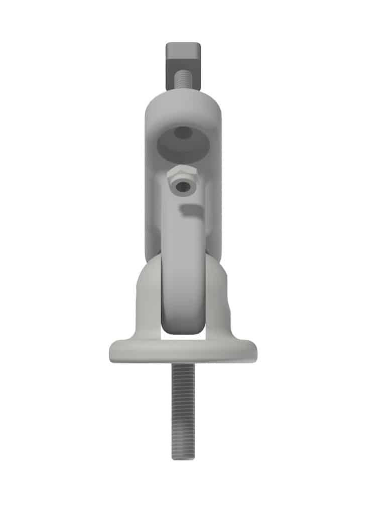 Handrail bracket with joint Aluminium | GSV-No. 2370