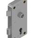 Rim lock DIN 81311 W for cylinder Stainless steel with key switch function | GSV-No. 3827 ZW