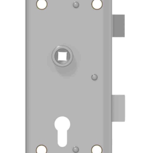 Kastenschloss DIN 81311 W für Zylinder Edelstahl (A2) mit Wechselfunktion | GSV-Nr. 3827 ZW rechts auswärts