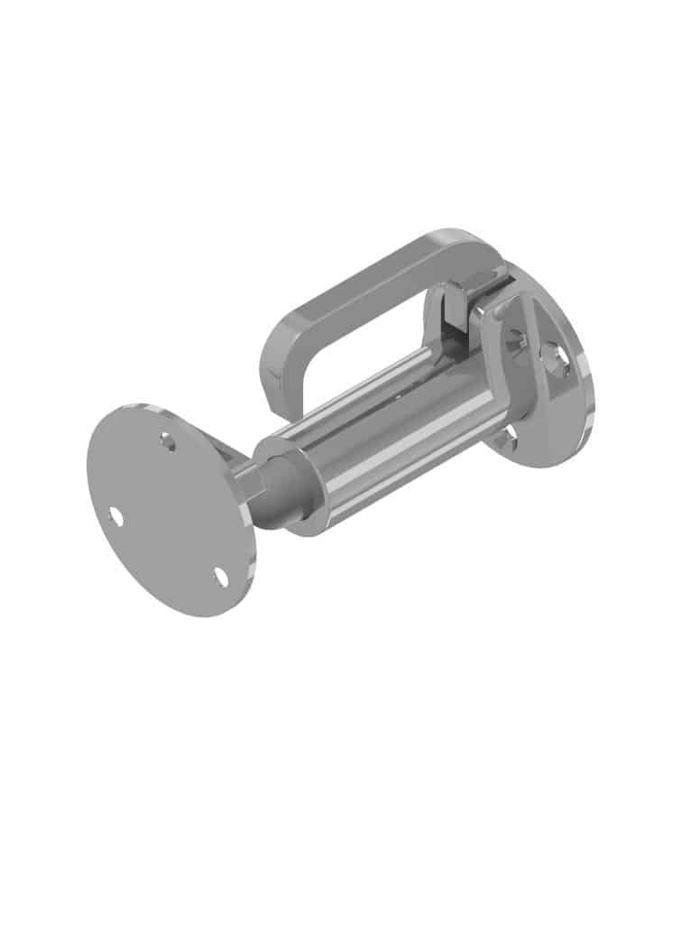 Door stop with catch 76mm Stainless steel 316L (A4) | GSV-No. 236 D