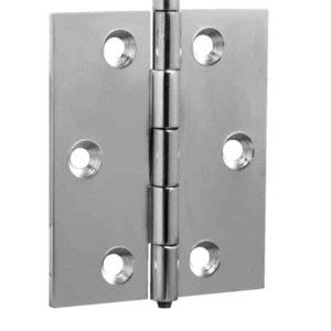 Door hinge 90 x 63mm with loose head-pin Brass | GSV-No. 3415
