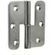 Loose joint door hinge wih radiused ends 90 x 63mm Brass | GSV-No. 3416