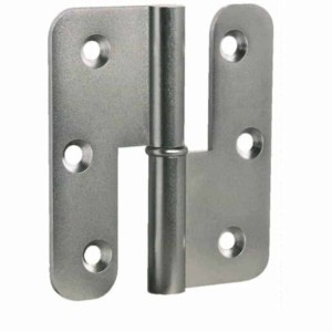 Loose joint door hinge wih radiused ends 100 x 86mm Brass | GSV-No. 3417