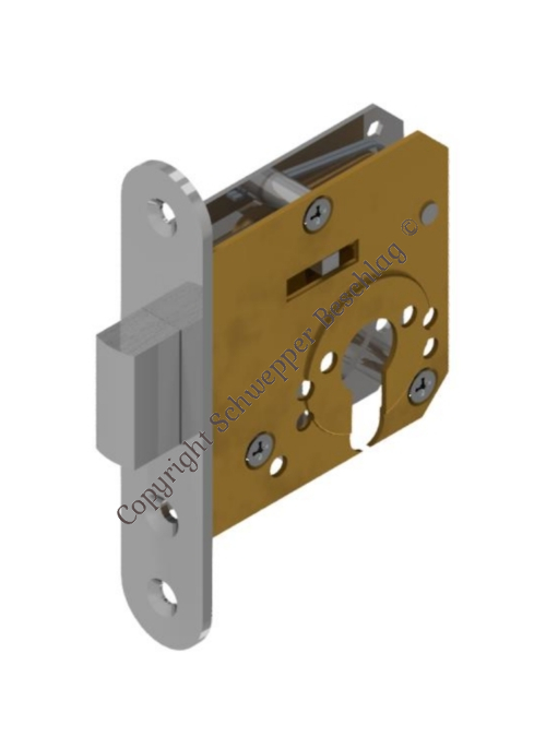 Mortise deadbolt for cylinder brass / stainless steel (304) | GSV-No. 1172 Z
