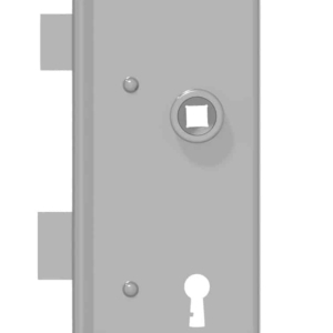 Rim lock with mounting flaps for skeleton key / masterkeyed Brass | GSV-No. 3227 H