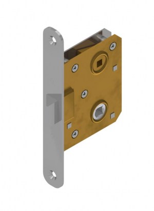 Mortise WC latch lock backset 55mm Brass | GSV-No. 4206