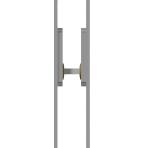 Trimset for sliding door lock Brass | GSV-No. 3381 BF