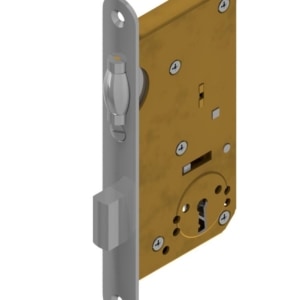 Mortise swinging door lock backset 55mm brass | GSV-No. 3401 H