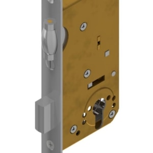 Mortise swinging door lock backset 55mm brass | GSV-No. 3401 Z