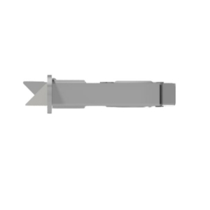 Einsteckfallenschloss Fallenausschluss 14mm mit Kurbelfalle komplett Edelstahl (A2) | GSV-Nr. 3811 F