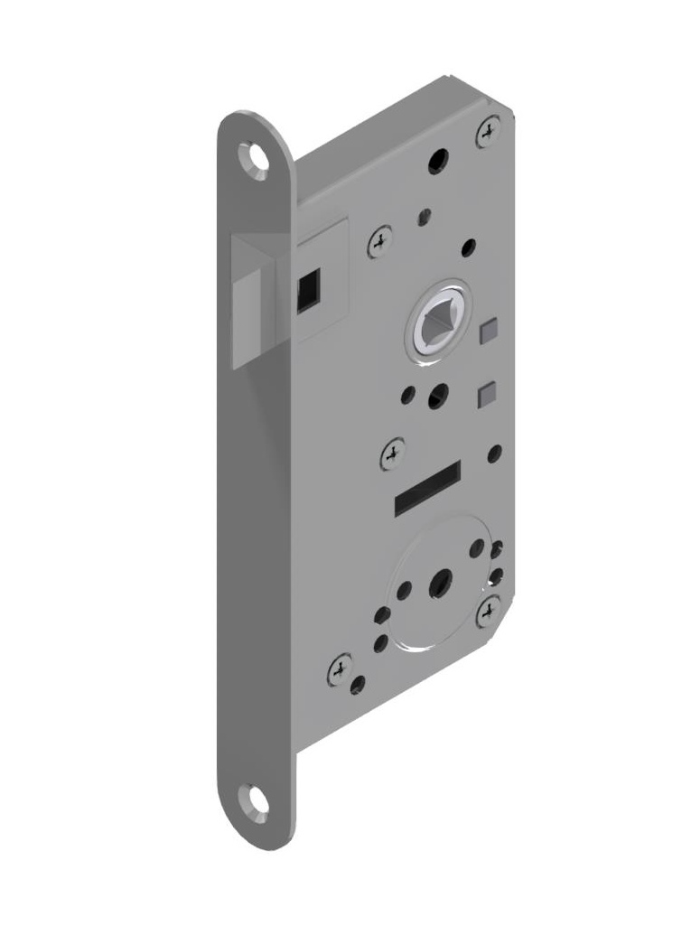 Mortise lock backset 54mm complete stainless steel | GSV-No. 5696 F