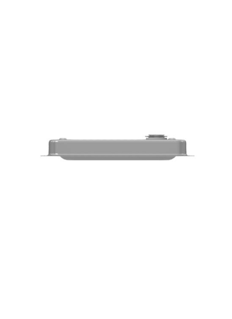 Trough shaped plate with cylinder hole handle horizontal distancing 75 / 72mm Stainless steel | GSV-No. 7803 Z