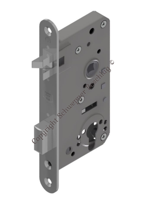 Anti-Panic | Emergency door opening mortise lock for cylinder with antivibration latch complete stainless steel (304) anty piracy on board (ISPS) | GSV-No. 3811 APZ