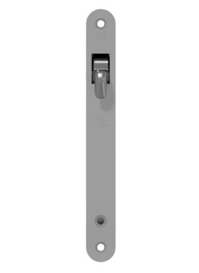 Mortise sliding door lock for cylinder complete stainless steel | GSV-No. 3801 SZ
