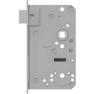Mortise latch lock latch protrusion 14mm complete stainless steel | GSV-No. 3801 F Backset 65mm right hand