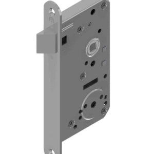 Mortise latch lock protrusion 16mm complete stainless steel | GSV-No. 3816 F
