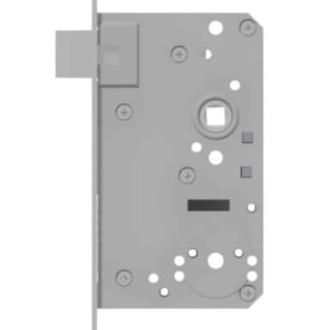 Mortise latch latch protrusion 19mm complete stainless steel | GSV-No. 3819 F Backset 65mm right hand